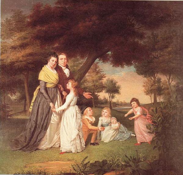 The Artist and His Family, James Peale